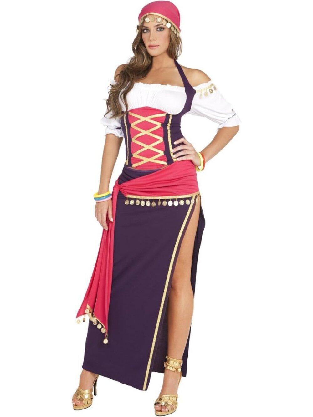 Bohemian-Inspired Adult Costume - Small, Perfect for Festivals & Parties